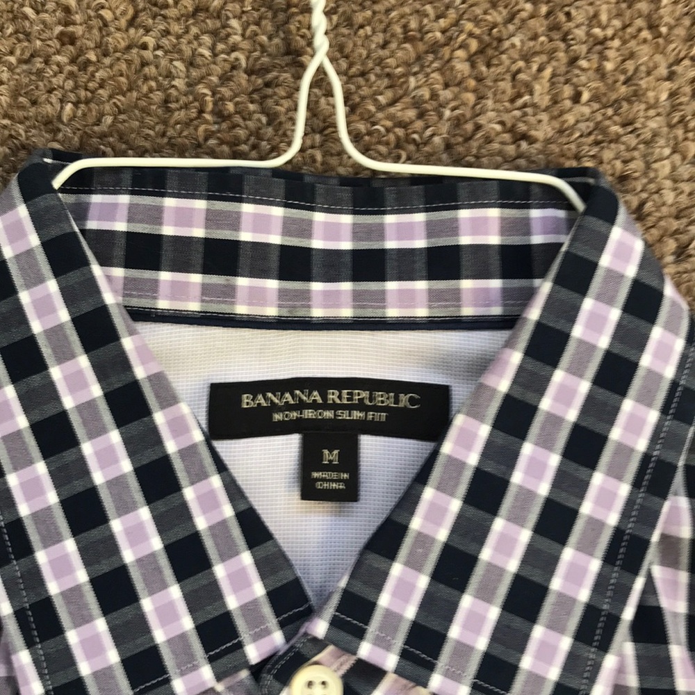 Men’s medium Banana Republic dress shirt